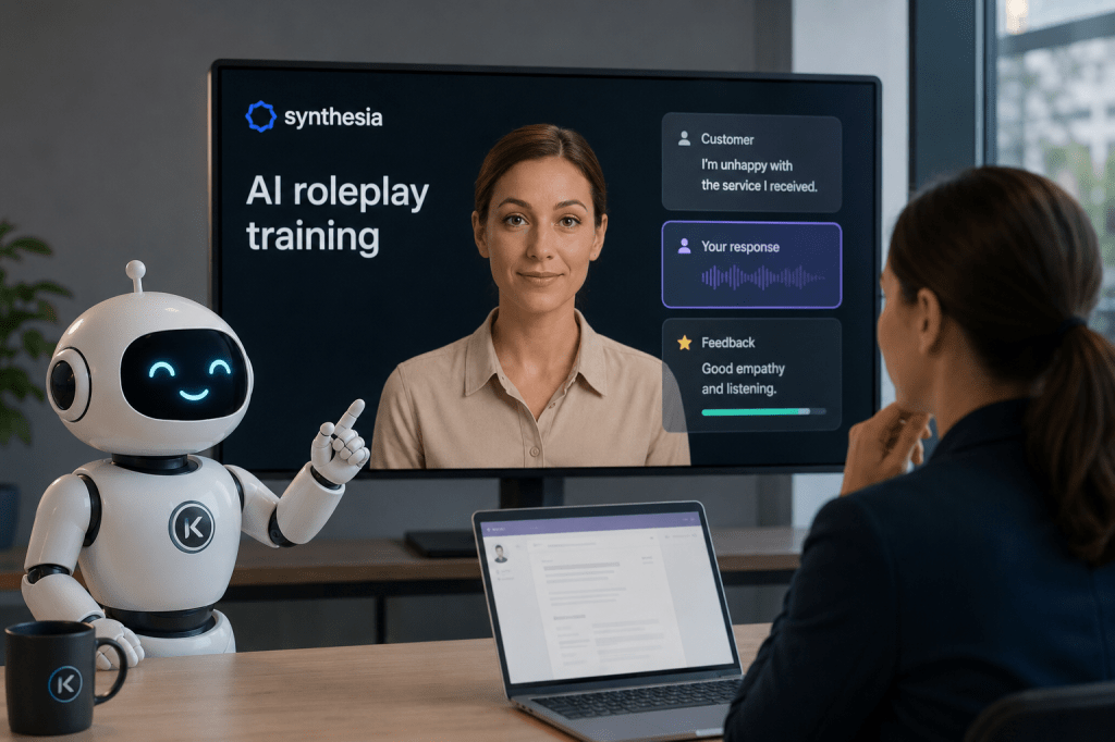 Synthesia introduces AI roleplay&nbsp;training