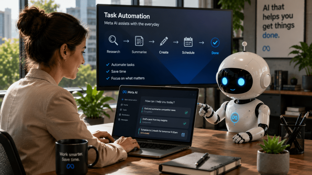 Meta expands AI assistant with task&nbsp;automation