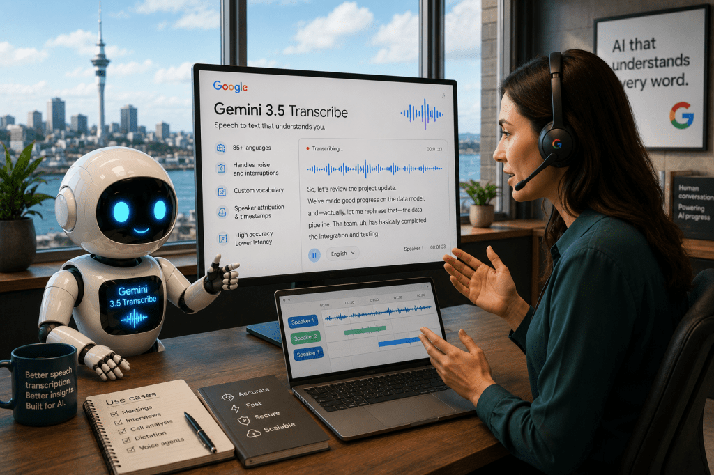 Google launches Gemini 3.5&nbsp;Transcribe
