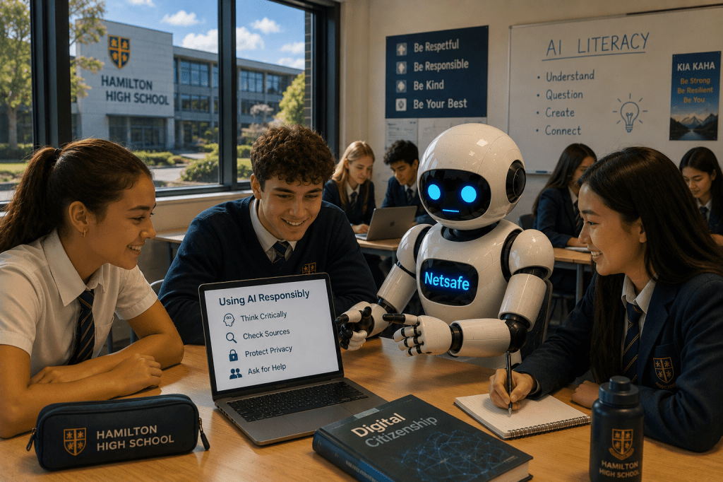 Young New Zealanders are growing up with AI. Netsafe says adults need to catch&nbsp;up